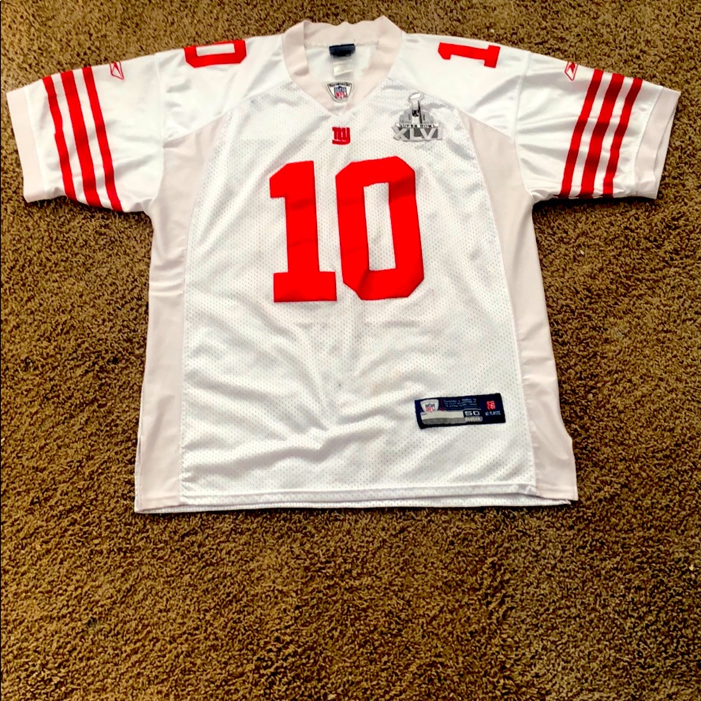 Eli Manning Super Bowl 46 Jersey